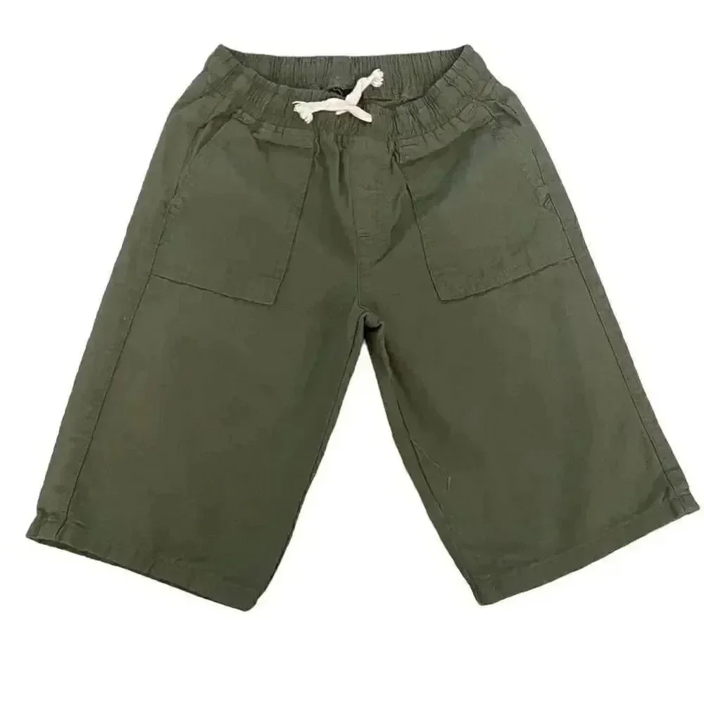 LC Waikiki Olive Green Pull-On Drawstring Closure Boys SZ 8/9 # 1560